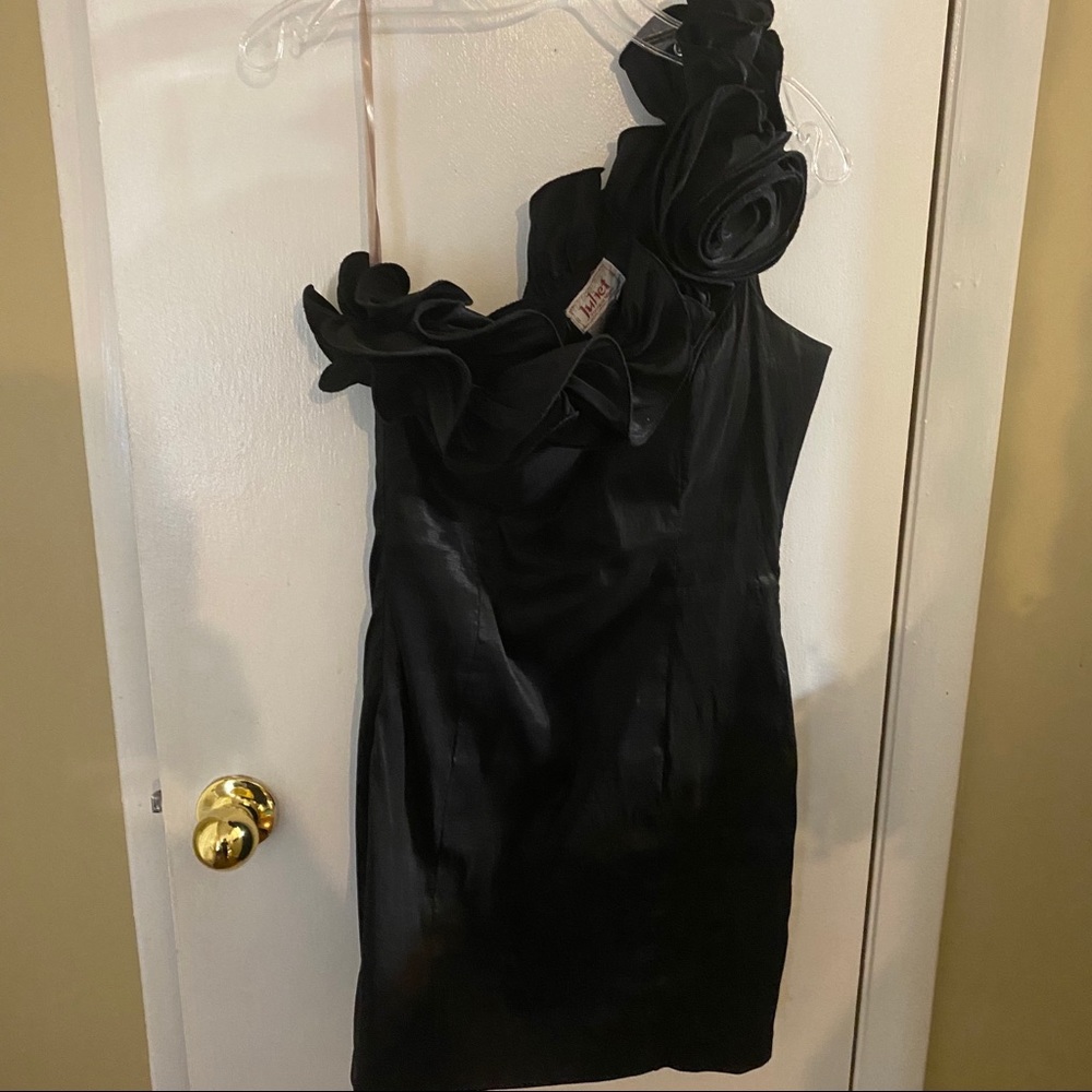 Juliet Fashion Millex Black Cocktail Dress Size M